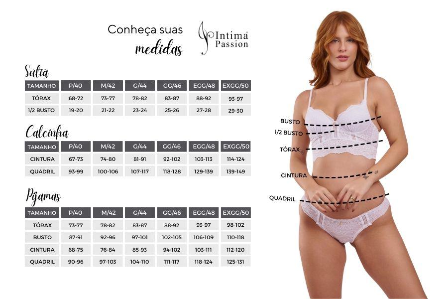 Tabela de medidas